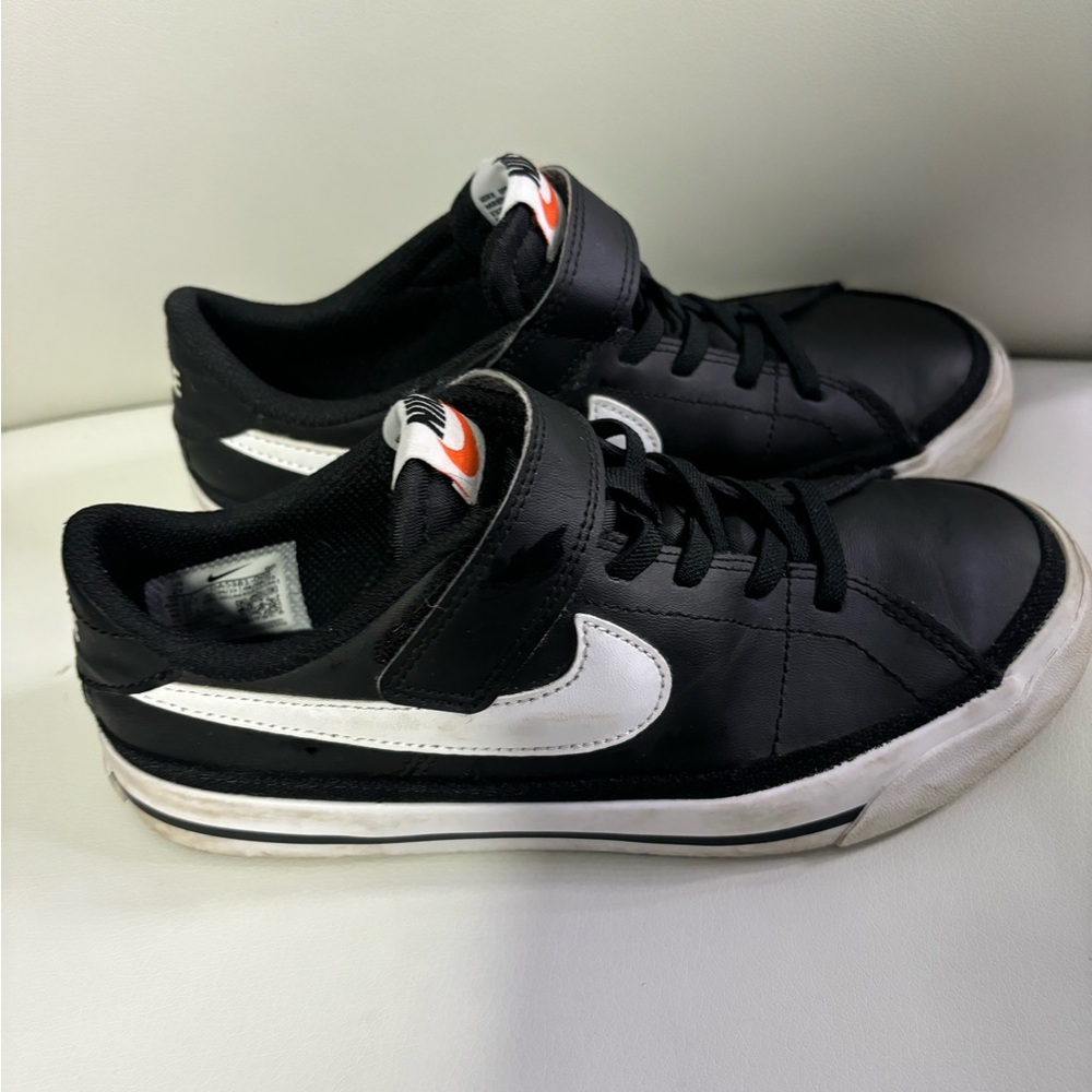 Nike Black and White Low-Top Sneakers